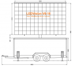 LEDVision V6-16 – mobile LED-Bildwand