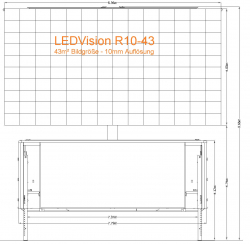 LEDVision R10-43 – mobile LED-Bildwand